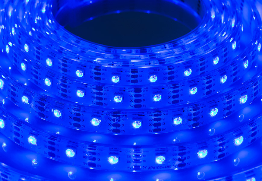 What is the color rendering index of LEDs?