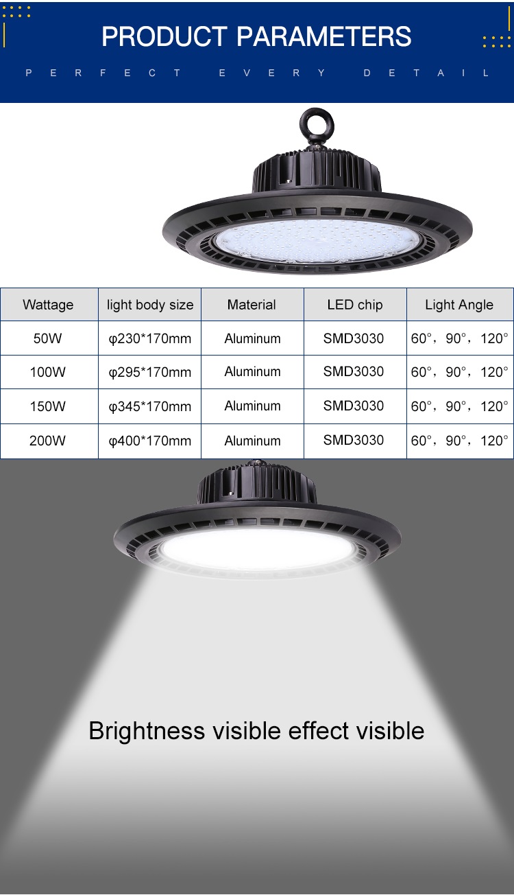 Led High Bay UFO light(图4)