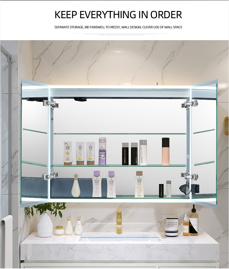 LED bathroom cabinet mirror(图2)