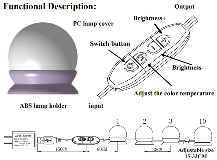 LED hollywood mirror(图3)